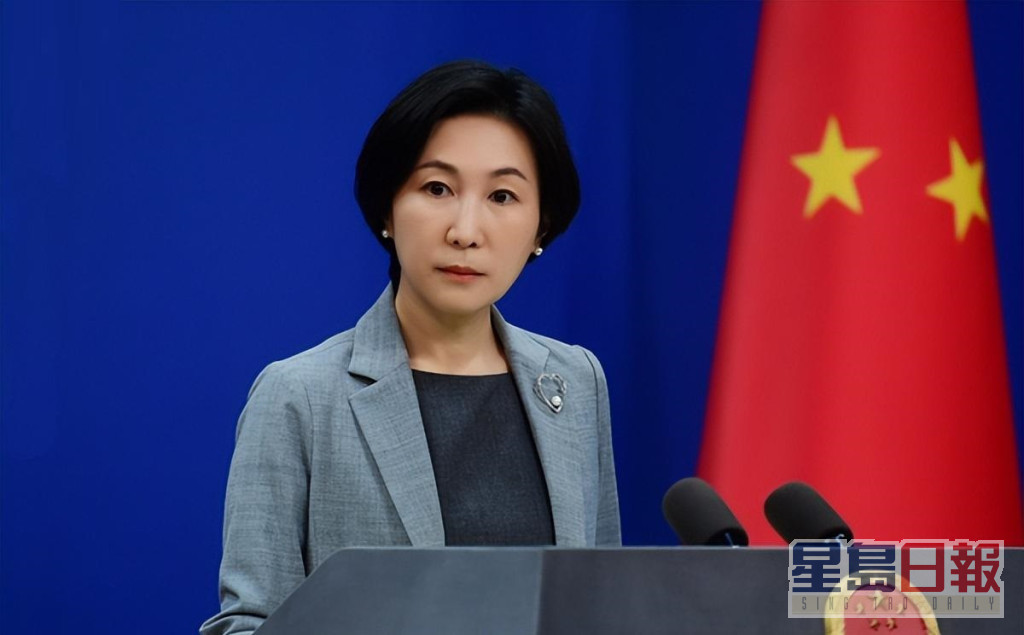 北京外交部发言人毛宁重申台湾问题是中国的内政。网上图片