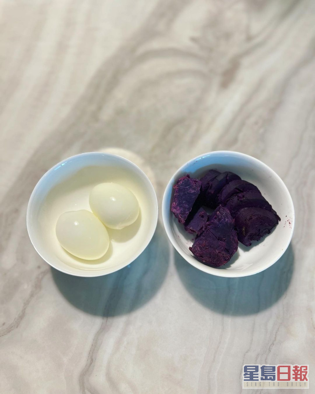 最近愛上紫薯加雞蛋。
