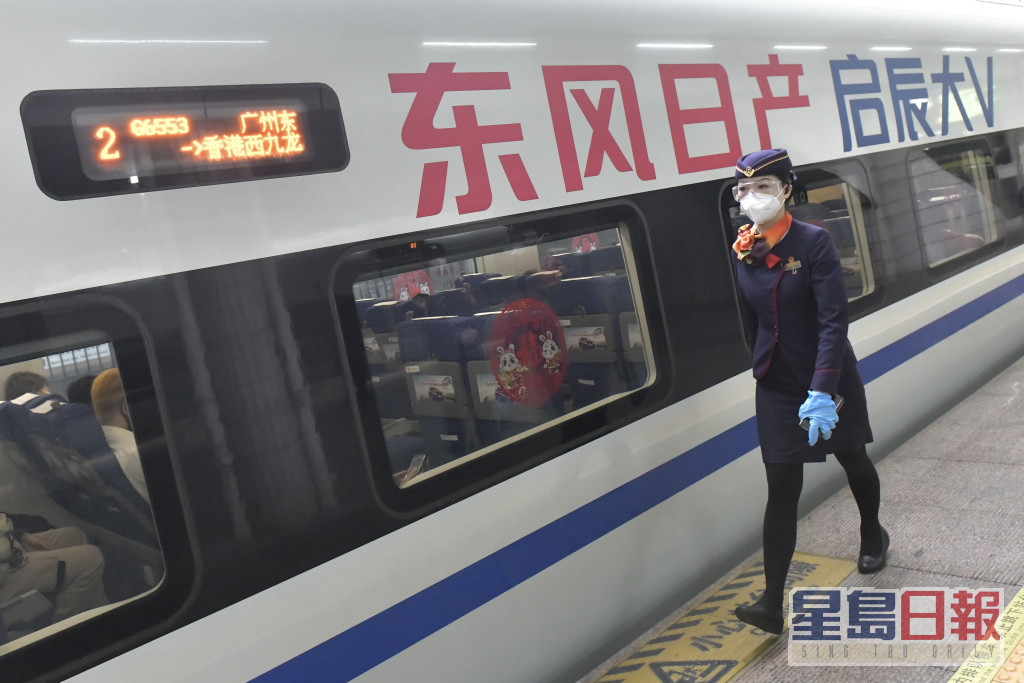 7月1日起加強廣州東站、深圳北站及福田站列車服務。資料圖片