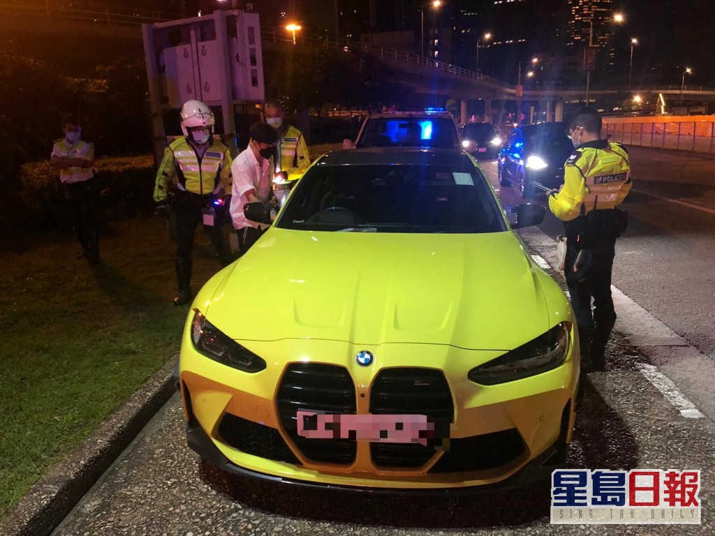 警方今日凌晨发现该名司机正驾驶另一辆车。警方图片