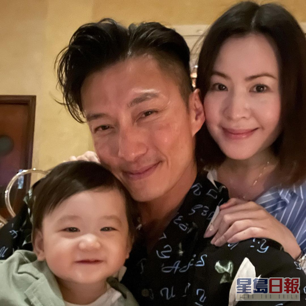 陳山聰於2019年成家立室，一家三口非常幸福。