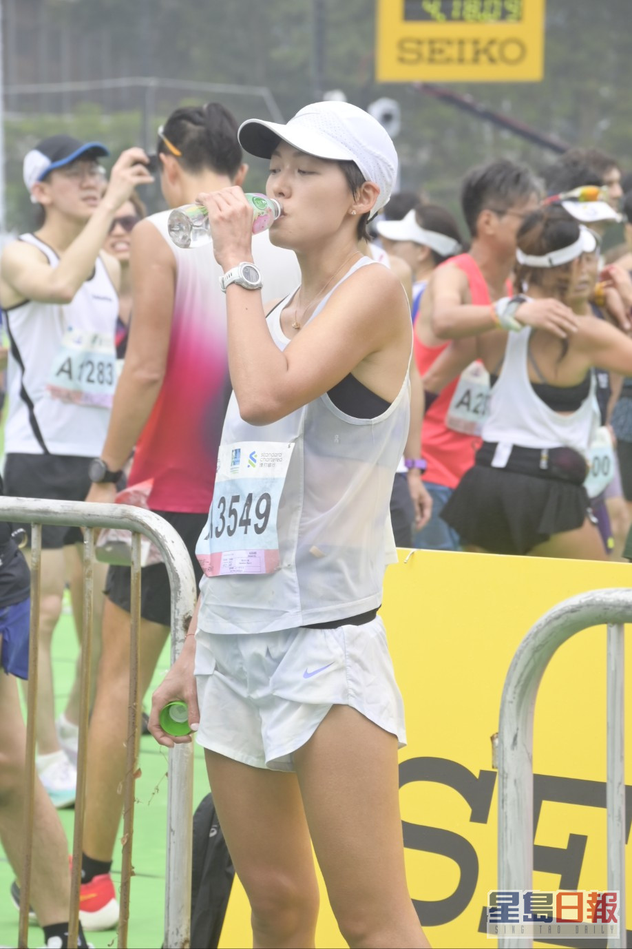 梁诺妍今年参加全马赛事。