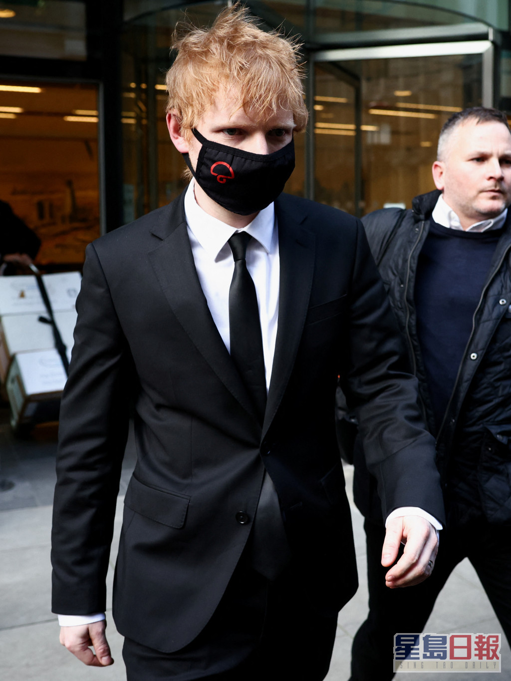 Ed Sheeran早前到法院應訊。