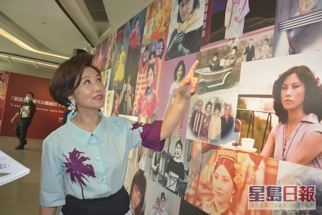 在香港粤剧界有卓越成就的阿姐，去年理工大学曾为她举办展览。​