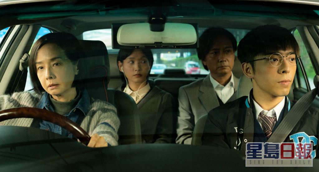 毛舜筠(毛姐)、談善言、謝君豪、呂爵安去年拍電影《過時‧過節》。