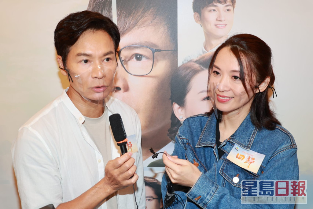 近日TVB兩線劇都有郭晉安（左）。