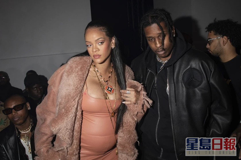 Rihanna今年5月为A$AP Rocky诞下儿子。