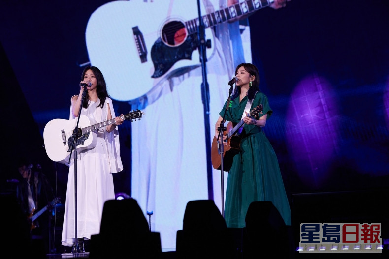 陳綺貞上月為蔡健雅演唱會做嘉賓。【圖片獲TVBS新聞網授權轉載】