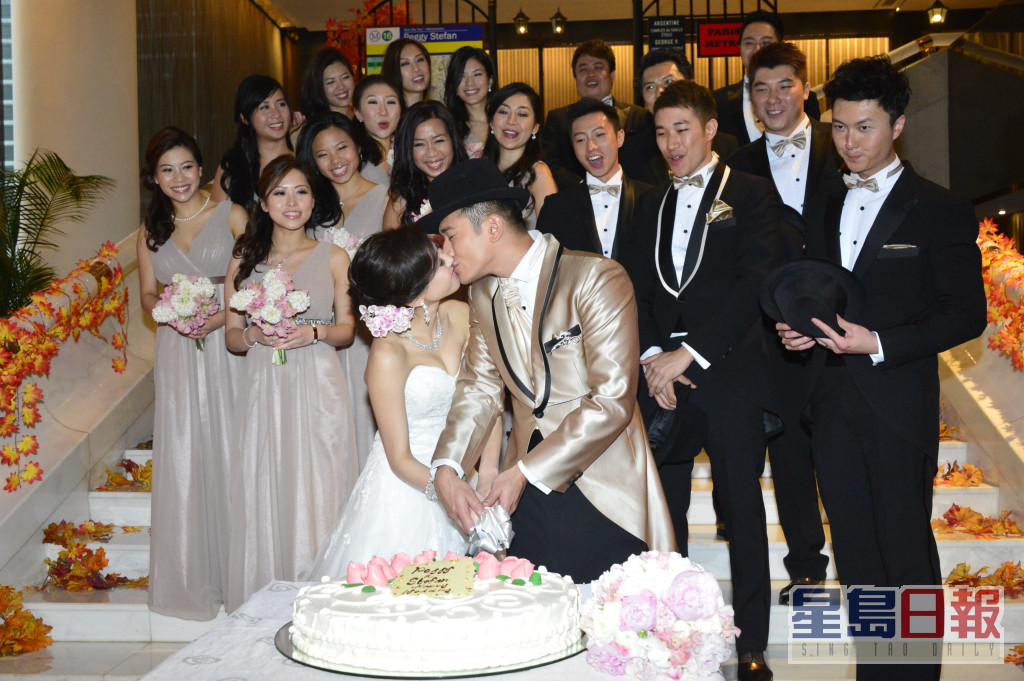 黃祥興的婚禮獲大批圈中好友到場祝賀。