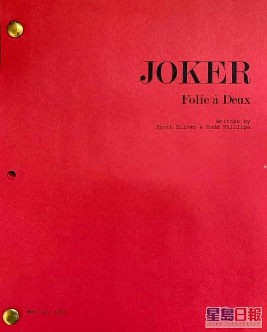 Todd Phillips日前公佈開拍《JOKER小丑》續集。