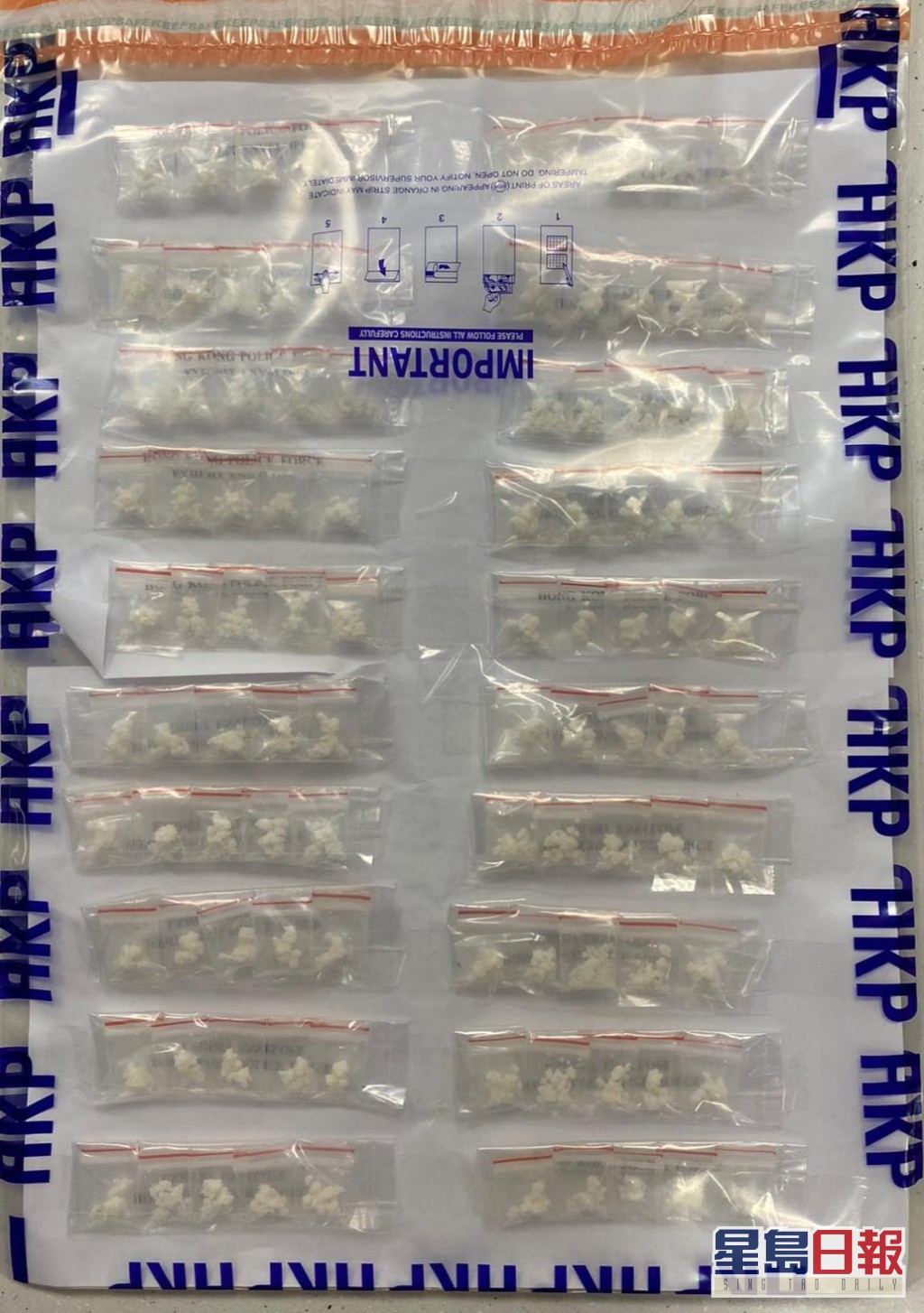 警方检获市值约13万元的毒品。警方图片