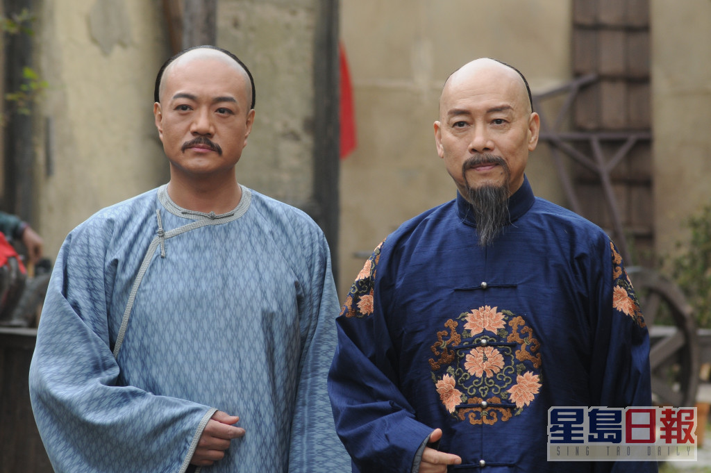 魯振順（左）曾演出TVB劇《蒲松齡》。