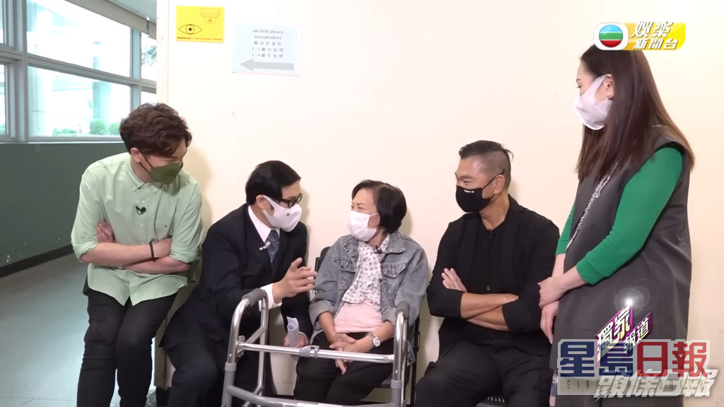 余慕莲出院后曾返TVB与好友们见面。  ​