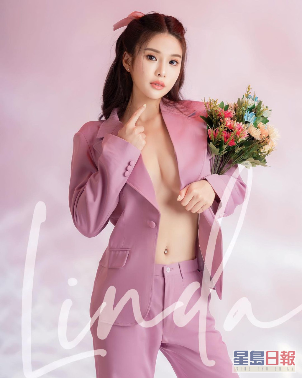 「琳妲」林羿祯是台湾YouTuber团队反骨男孩的第一位女团员，2022年12月更推出个人单曲《来一泡》。