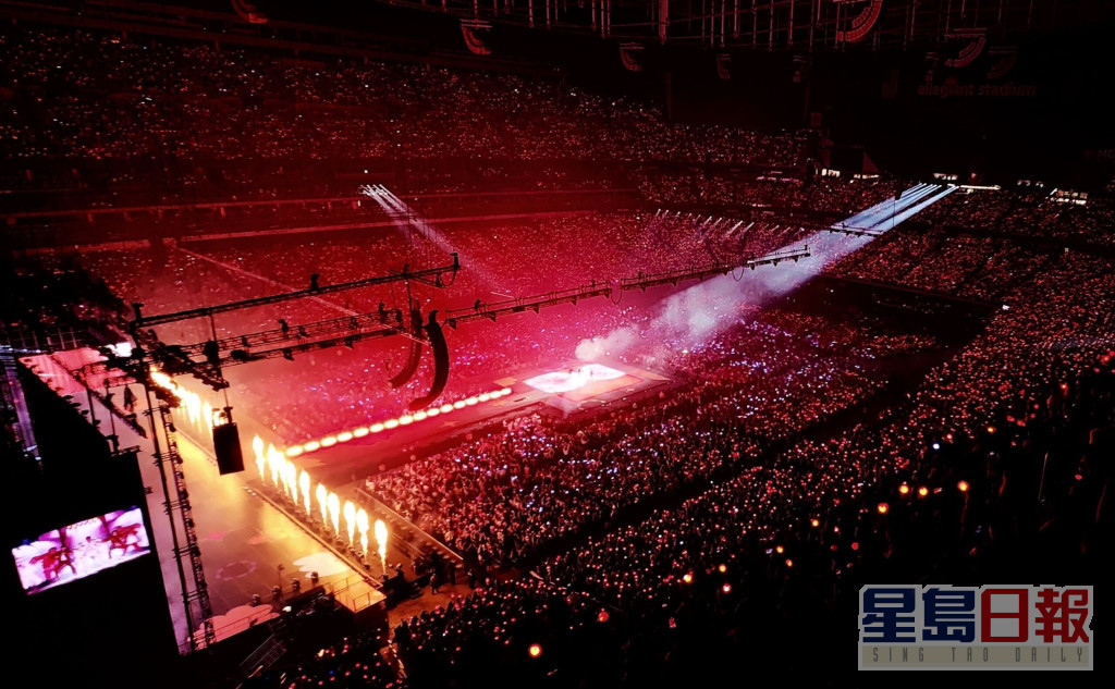 BTS演唱会座无虚席几热闹。