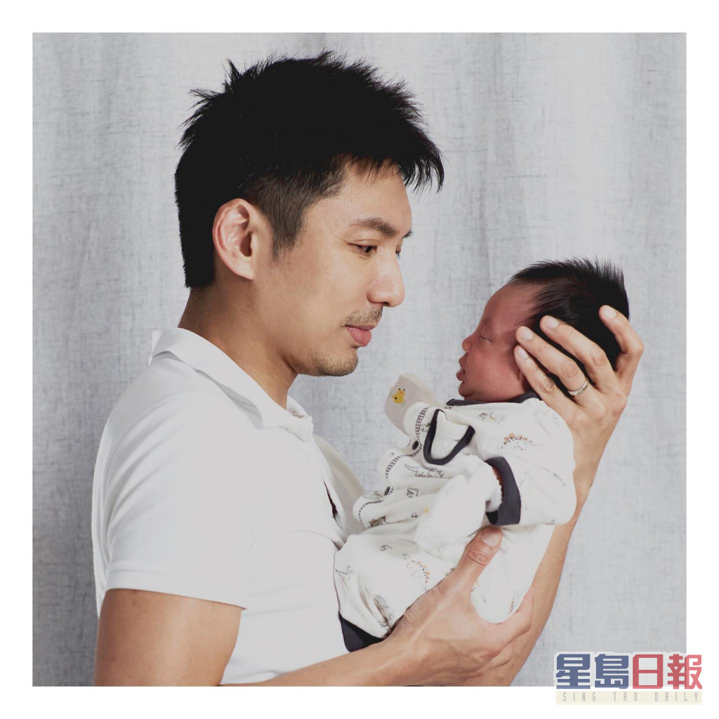 薛世恒於IG公佈兒子已經出生，又上載手抱初生囝囝的照片。