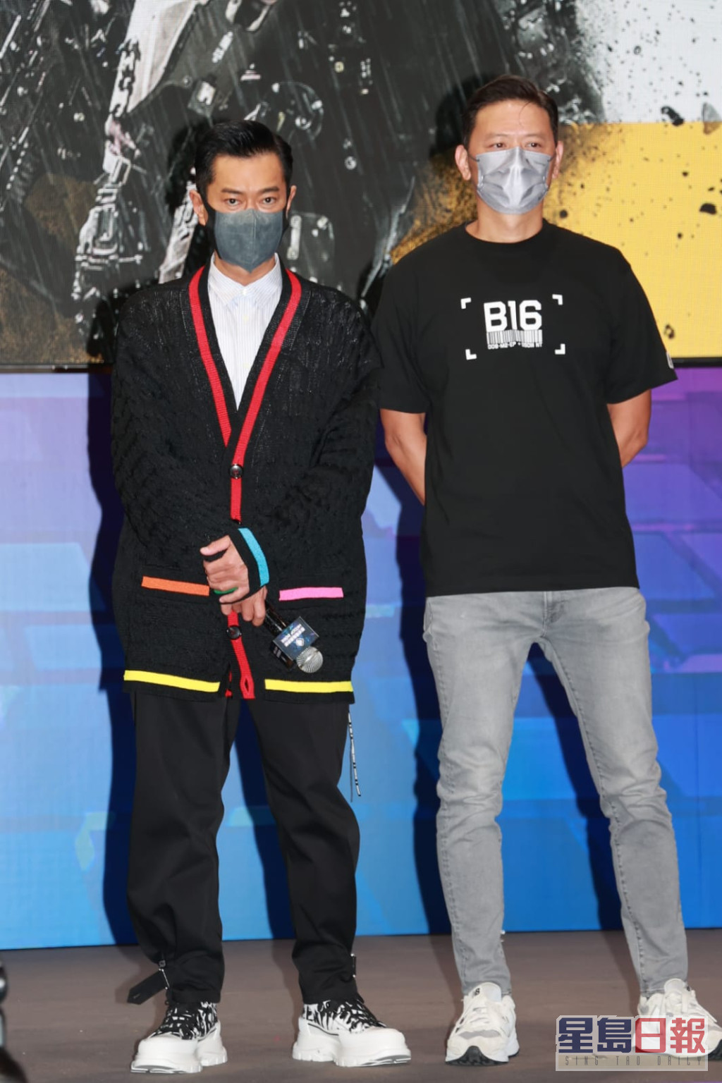 古仔和导演吴炫辉（右）今日又合体宣传。