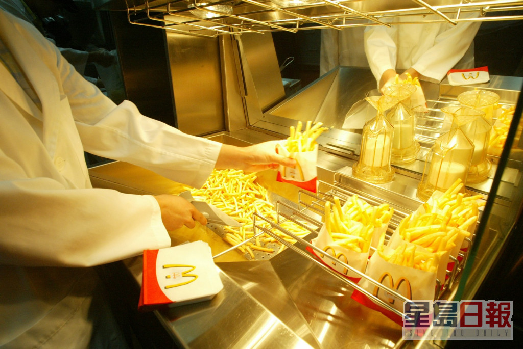 麦当劳的薯条备受不少食客所追捧。资料图片