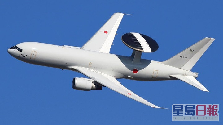 日本航空自卫队目前配备4架E-767预警机。网上图片