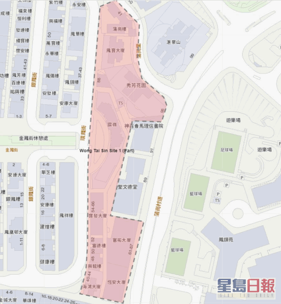 黄大仙环凤街与蒲岗村道一带大厦污水检测阳性。政府新闻处截图