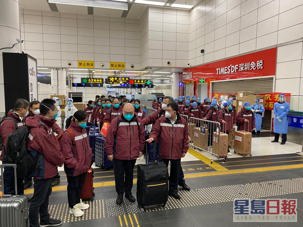 第二批由內地支援香港抗疫工作專班派遣工作隊全體隊員為114人。