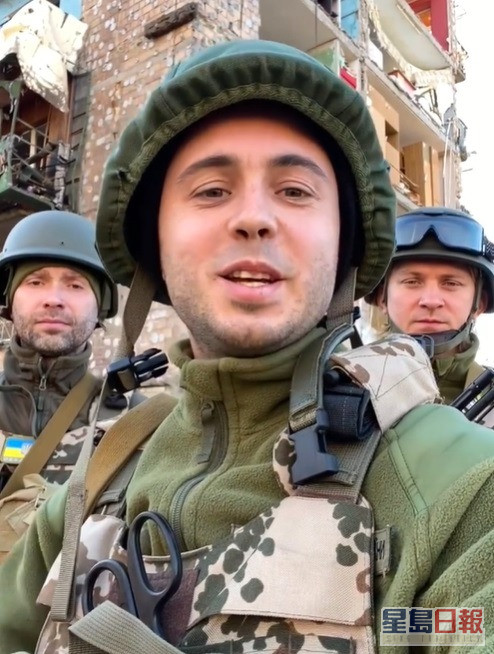 乌克兰3人组合Antyila穿上军服，为国家出力。