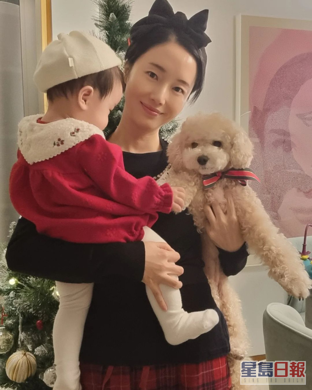 韩国女星李贞贤今年4月诞下女婴，母女平安。