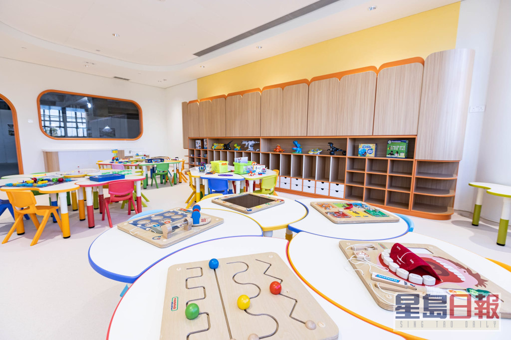 安基司学校的幼稚园模拟课室。