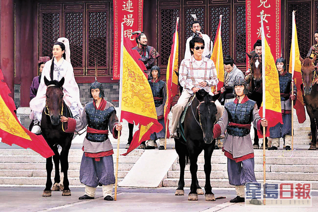 郭羡妮获港姐冠军后，即与古天乐拍摄《寻秦记》。