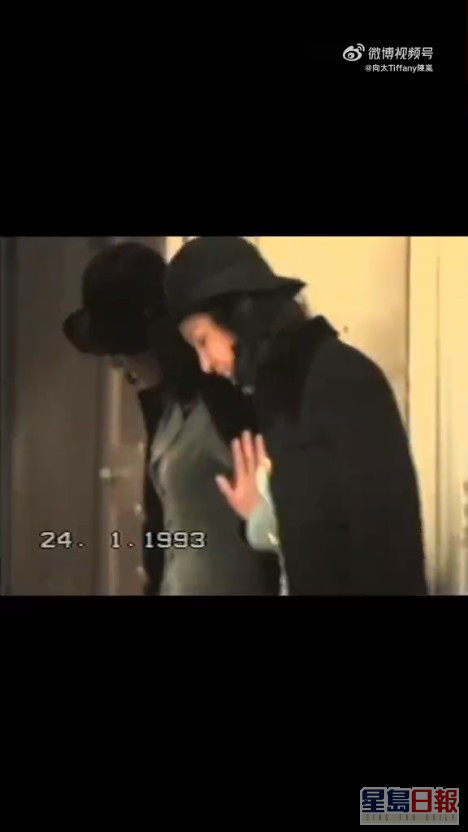 日前陳嵐於微博晒出30多年前，由老公向華強拍攝的日常影片。