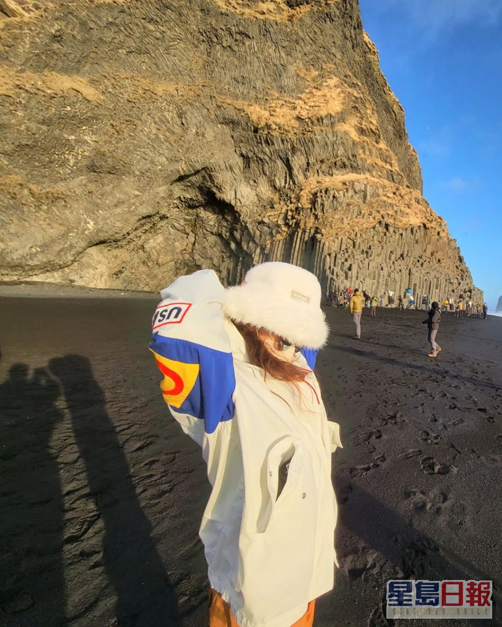 蔡依林早前到冰岛旅游。