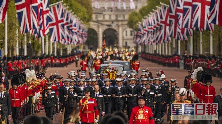 英女皇的國葬儀式周一在倫敦舉行。路透社資料圖片