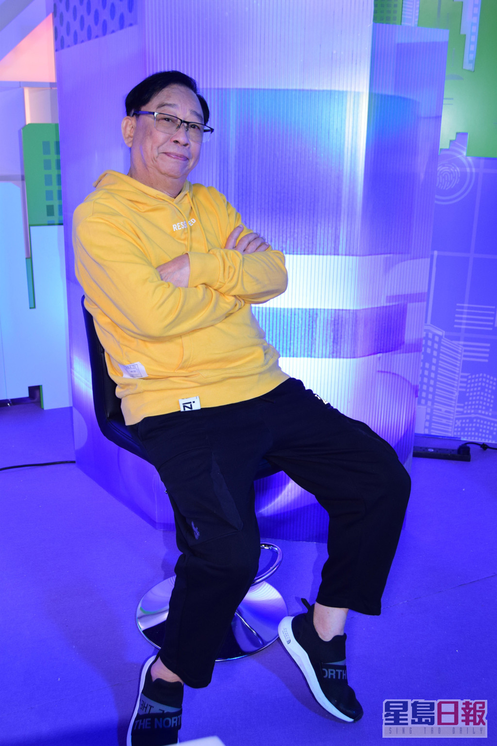 74歲黎彼得幾年前戒晒不良嗜好，過住半退休健康生活。