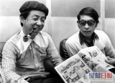 藤子不二雄Ⓐ（右）和藤子．F．不二雄是小学同学，早年共用笔名藤子不二雄画漫画，直至1987年拆夥。