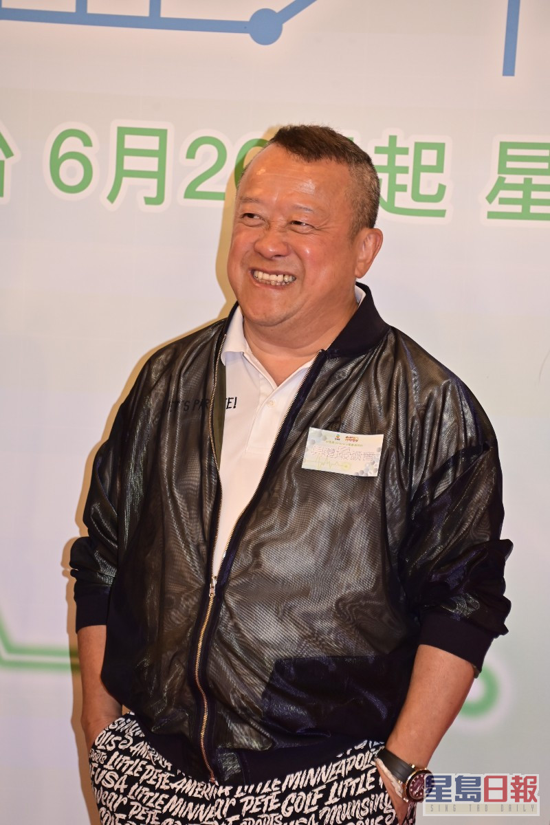 TVB总经理曾志伟到场打招呼。