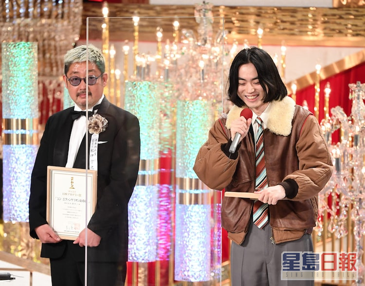 菅田將暉贏得話題獎。