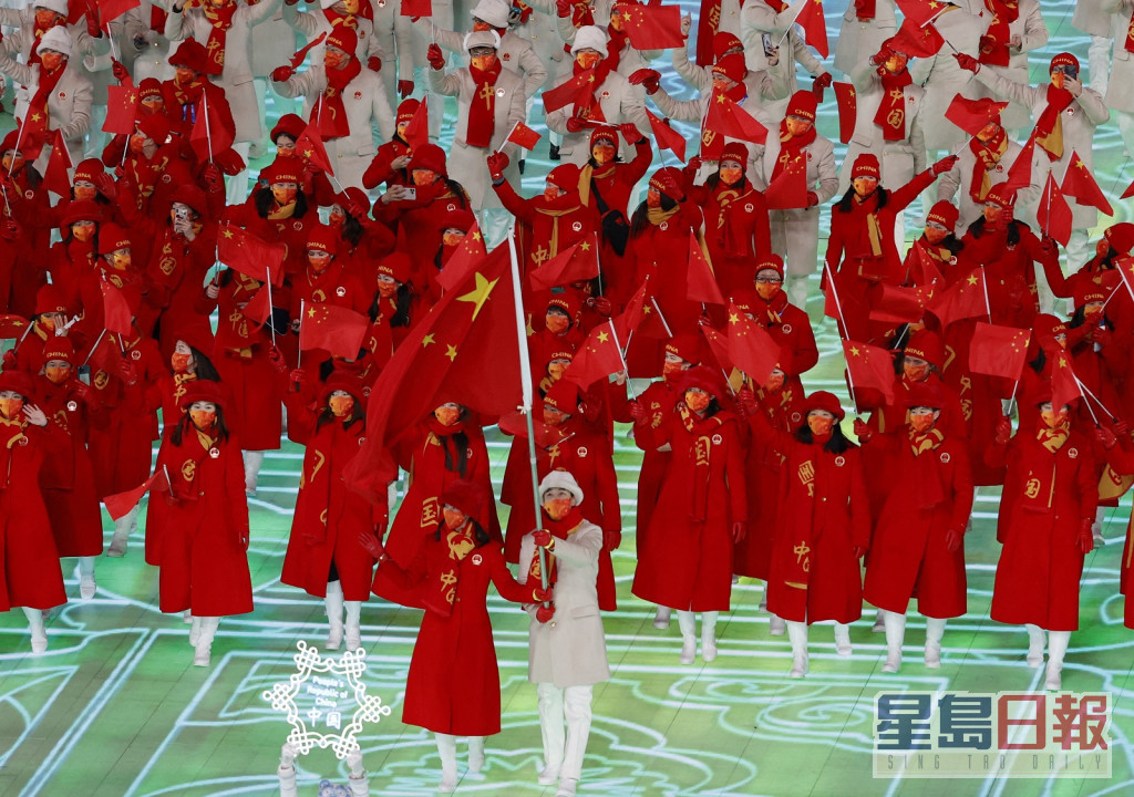北京冬奥开幕。路透社图片