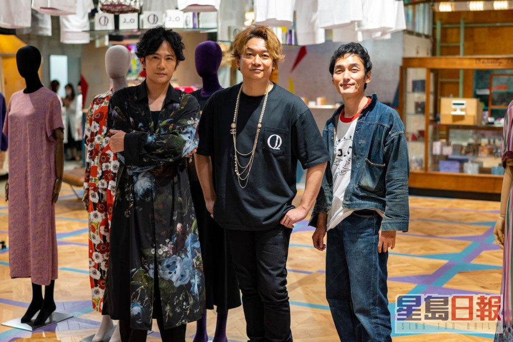 （左起）稻垣吾郎、香取慎吾及草彅剛自SMAP解散後，三人組成「新地圖」再合作。