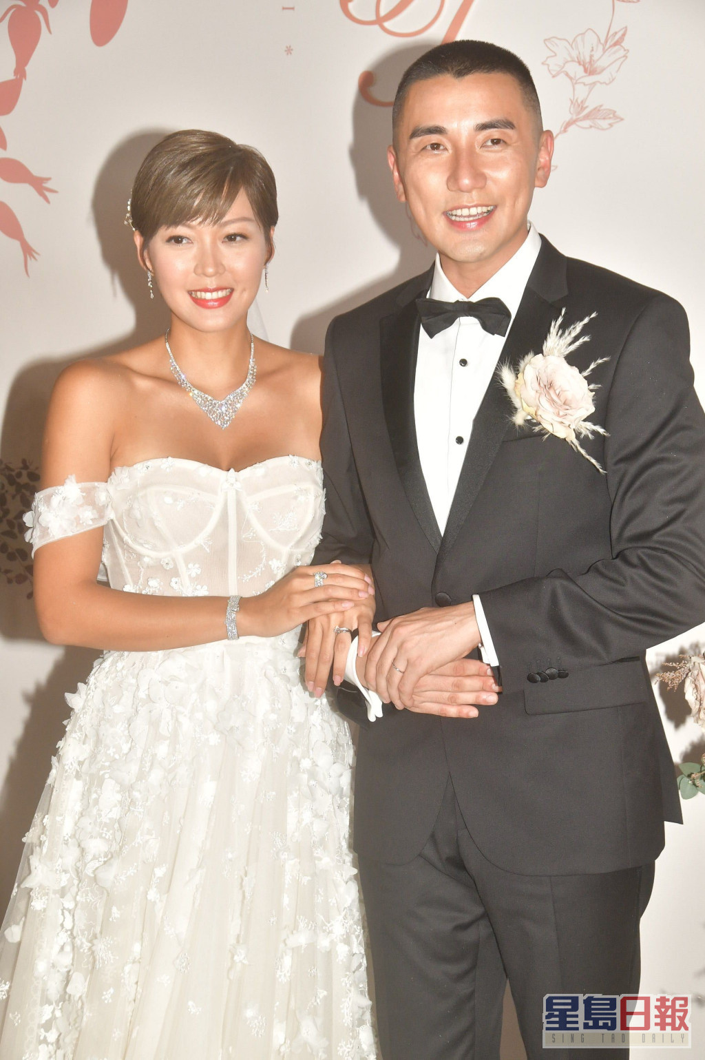 洪永城於去年7月迎娶梁諾妍。