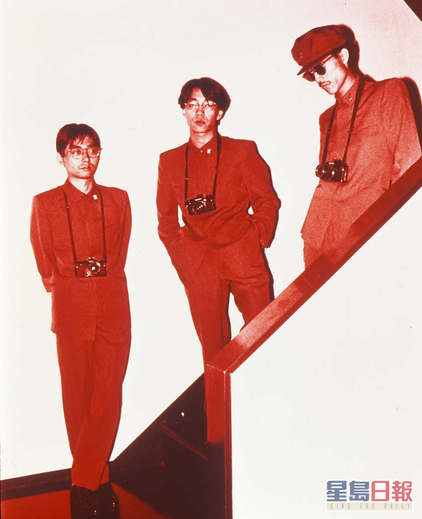 坂本龍一於1978年與細野晴臣（左）、高橋幸宏（右）組成前衞電子樂隊YMO。