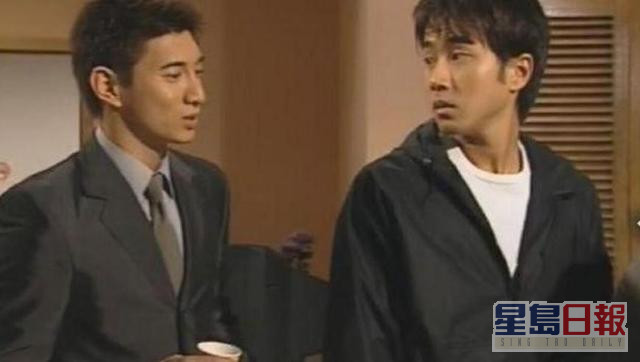 刘恺威（右）1999年拍《创世纪》时十分青涩。