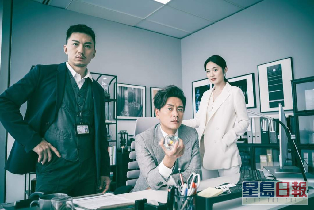 蔡潔於TVB台慶劇《法證先鋒5》跟黃宗澤、袁偉豪係「鐵三角」。