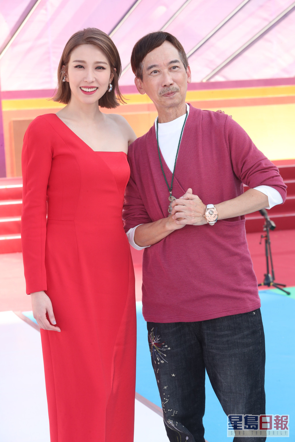 张达明罕有亮相TVB。