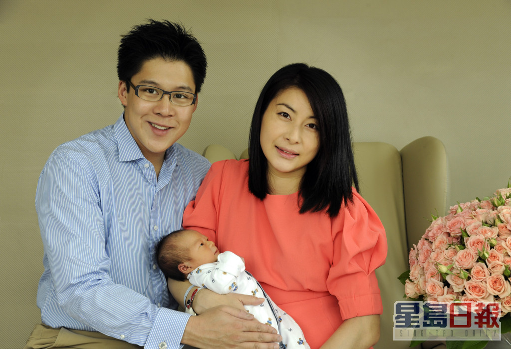 郭晶晶在2013年为霍启刚诞下儿子。