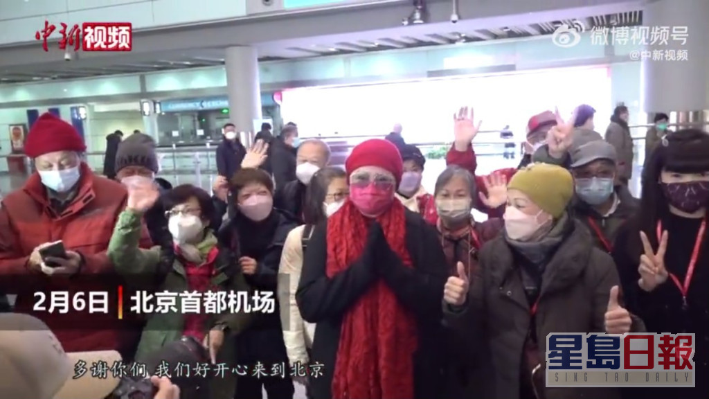 黄淑仪日前跟旅行团到北京。