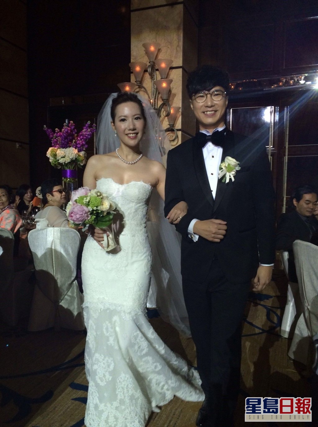 布志綸2014年豪花百萬在四季酒店筵開32席婚宴，稱幾乎花光自己身家。