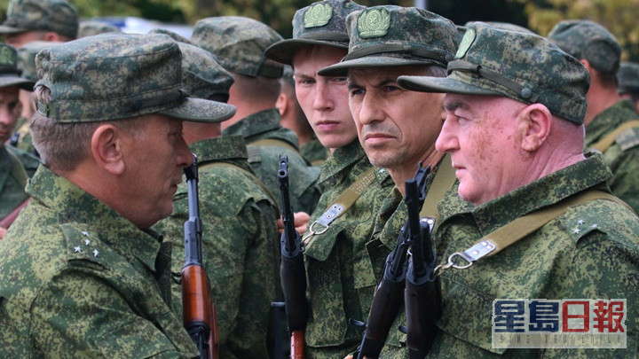 俄军开始训练新徵召的军人。路透社资料图片