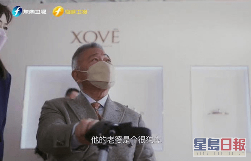 黎姿早前到上海宣傳自家護膚品牌，原來當時老公亦有同行，不過多年來他的生活低調，所以未有與太太公開亮相。