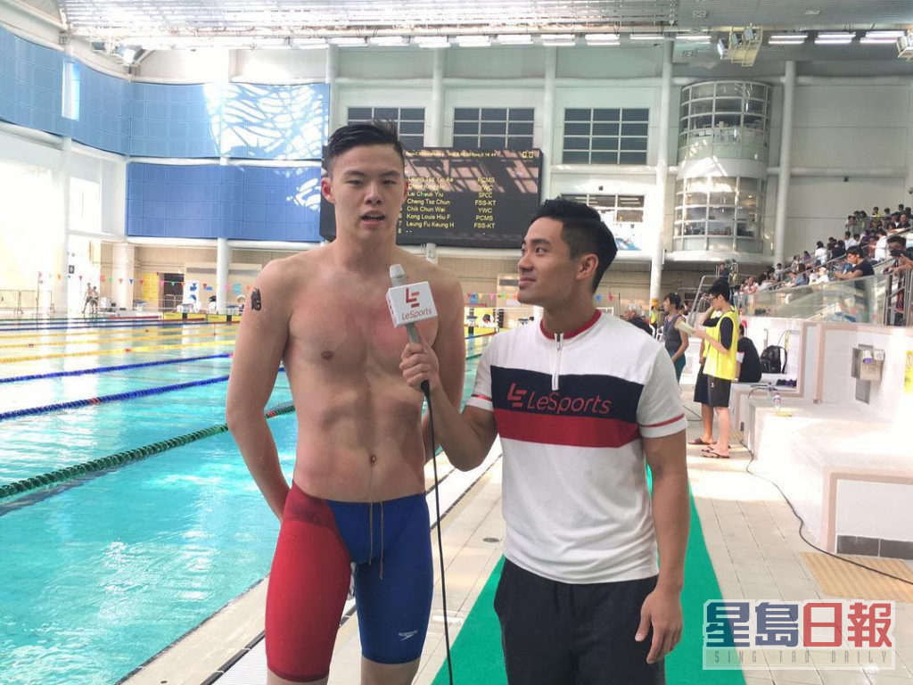 曾华倩儿子身高1.91米，是一名游泳健将，亦是香港游泳代表队成员。  ​