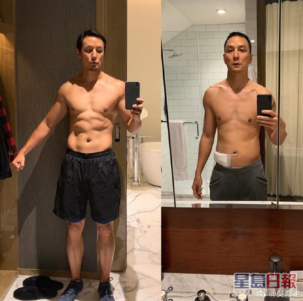 47歲吳彥祖不停Keep fit，保持住狀態。